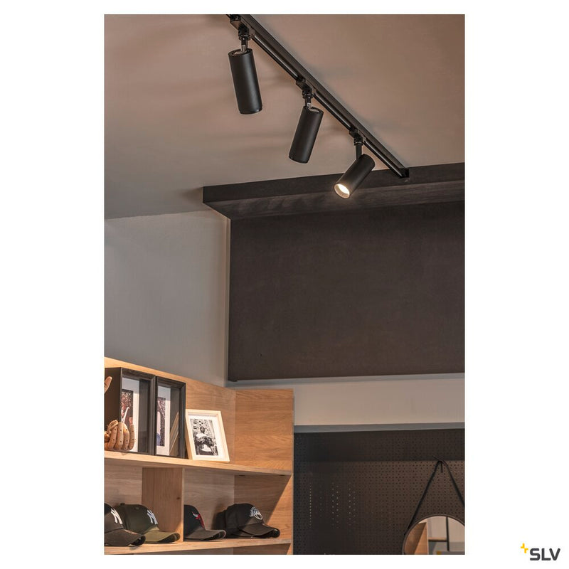 3~ NUMINOS PHASE S, 3 phase system light black/black 3000K 60°