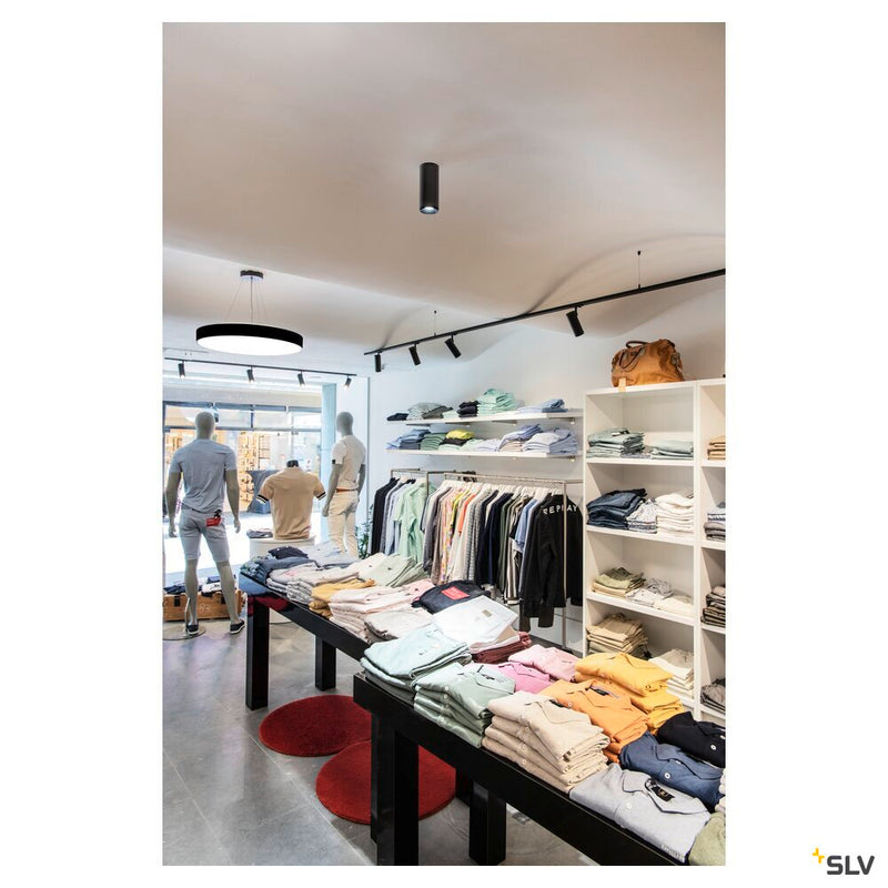 NUMINOS SPOT DALI S, Indoor LED recessed ceiling light black/black 3000K 36°