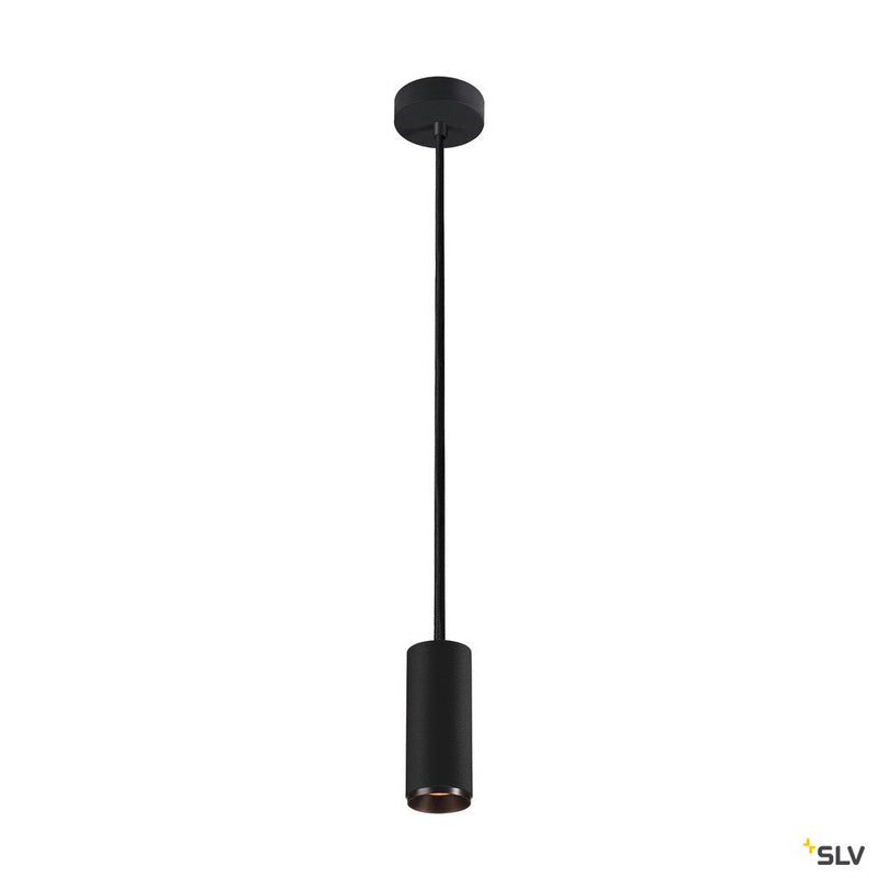 NUMINOS PD DALI S, Indoor LED pendant light black/black 2700K 36°