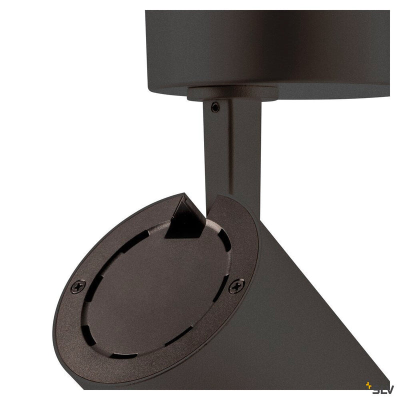 NUMINOS SPOT DALI M, Indoor LED recessed ceiling light black/black 3000K 60°