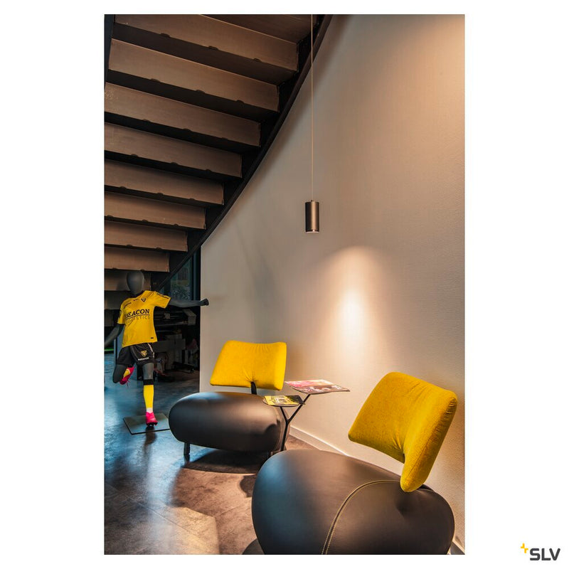 NUMINOS PD DALI M, Indoor LED pendant light black/black 3000K 36°