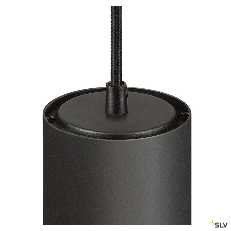 NUMINOS PD DALI M, Indoor LED pendant light black/black 3000K 60°