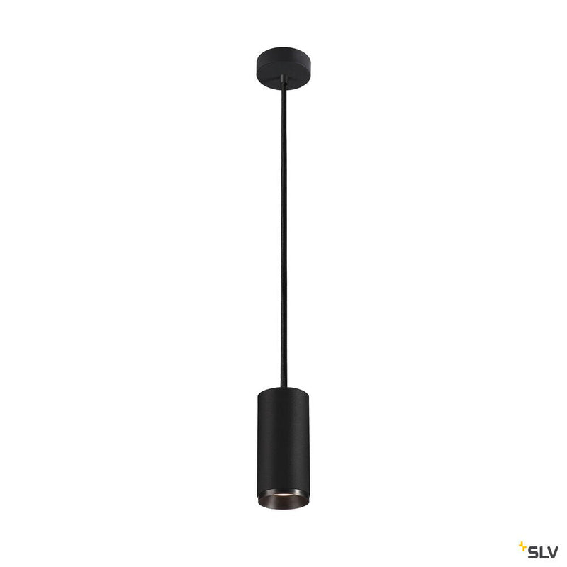 NUMINOS PD DALI M, Indoor LED pendant light black/black 4000K 24°