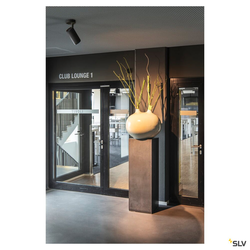 NUMINOS SPOT DALI L, Indoor LED recessed ceiling light black/black 3000K 36°
