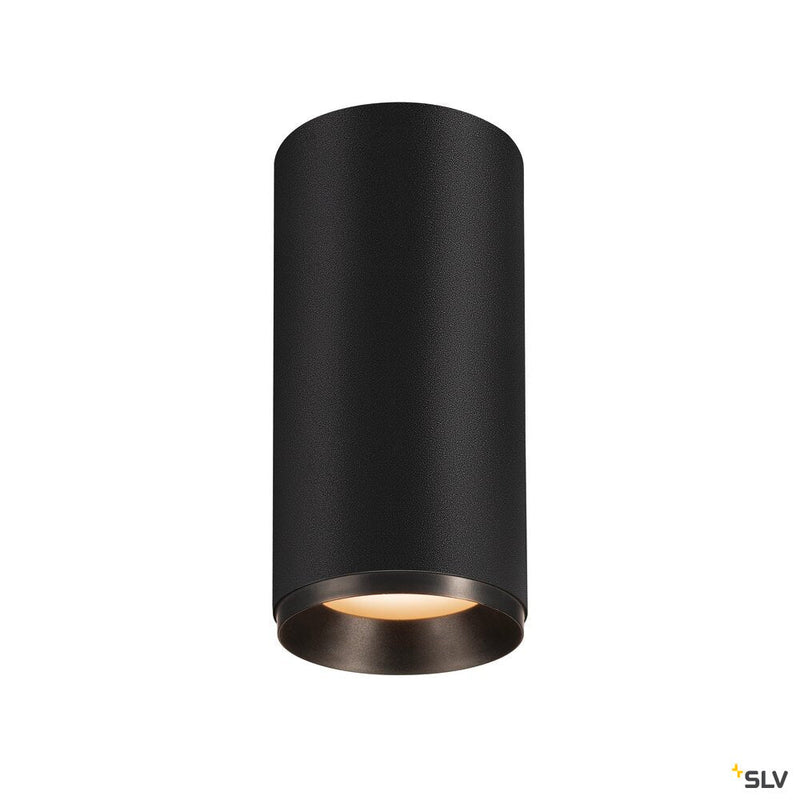NUMINOS CL DALI L, Indoor LED recessed ceiling light black/black 3000K 24°