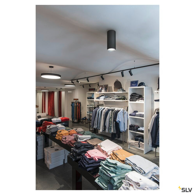 NUMINOS CL DALI L, Indoor LED recessed ceiling light black/black 3000K 60°