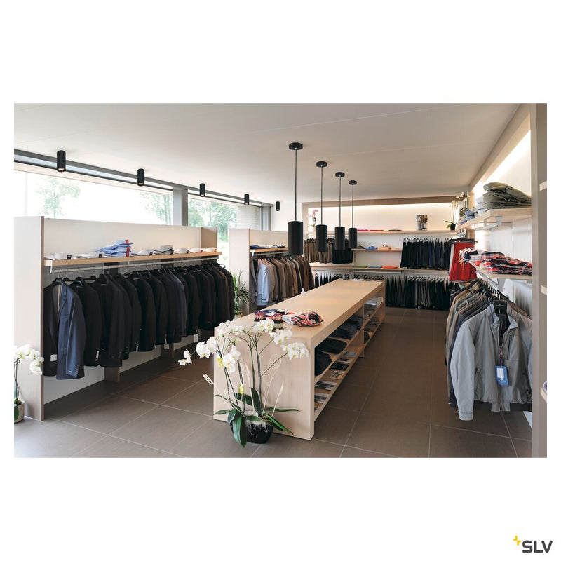 NUMINOS PD DALI L, Indoor LED pendant light black/black 3000K 36°