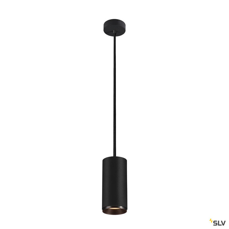 NUMINOS PD DALI L, Indoor LED pendant light black/black 3000K 36°