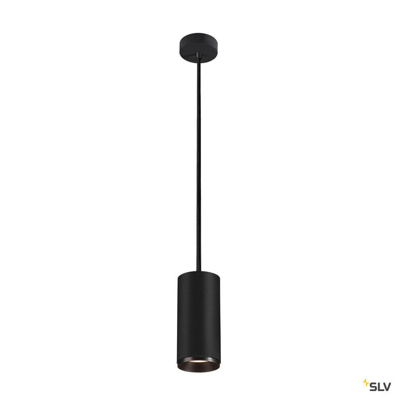 NUMINOS PD DALI L, Indoor LED pendant light black/black 4000K 36°