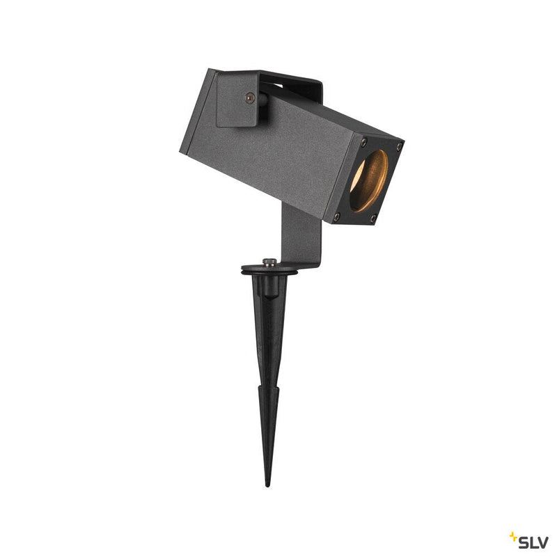 THEO BRACKET SP QPAR51, outdoor ground spike light anthracite