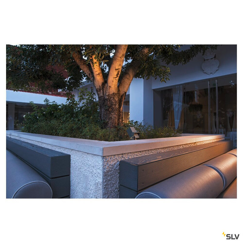 THEO BRACKET SP QPAR51, outdoor ground spike light anthracite