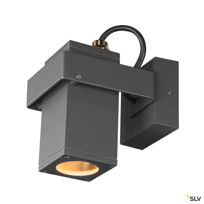 THEO BRACKET CW, outdoor wall and ceiling-mounted light QPAR51 anthracite