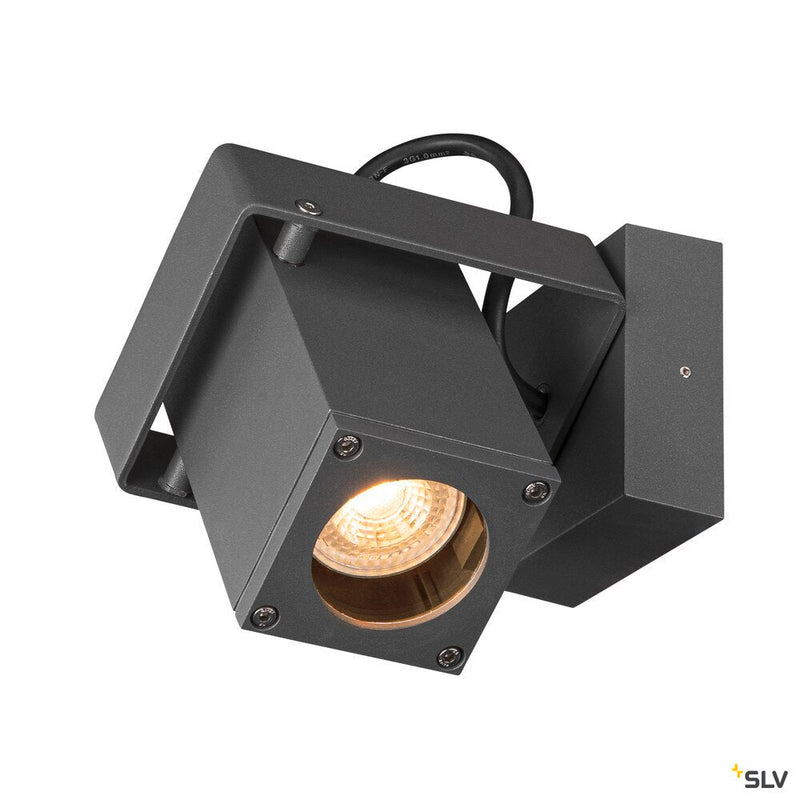 THEO BRACKET CW, outdoor wall and ceiling-mounted light QPAR51 anthracite