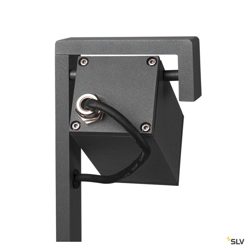 THEO BRACKET 50 FL, outdoor free-standing light QPAR51 anthracite