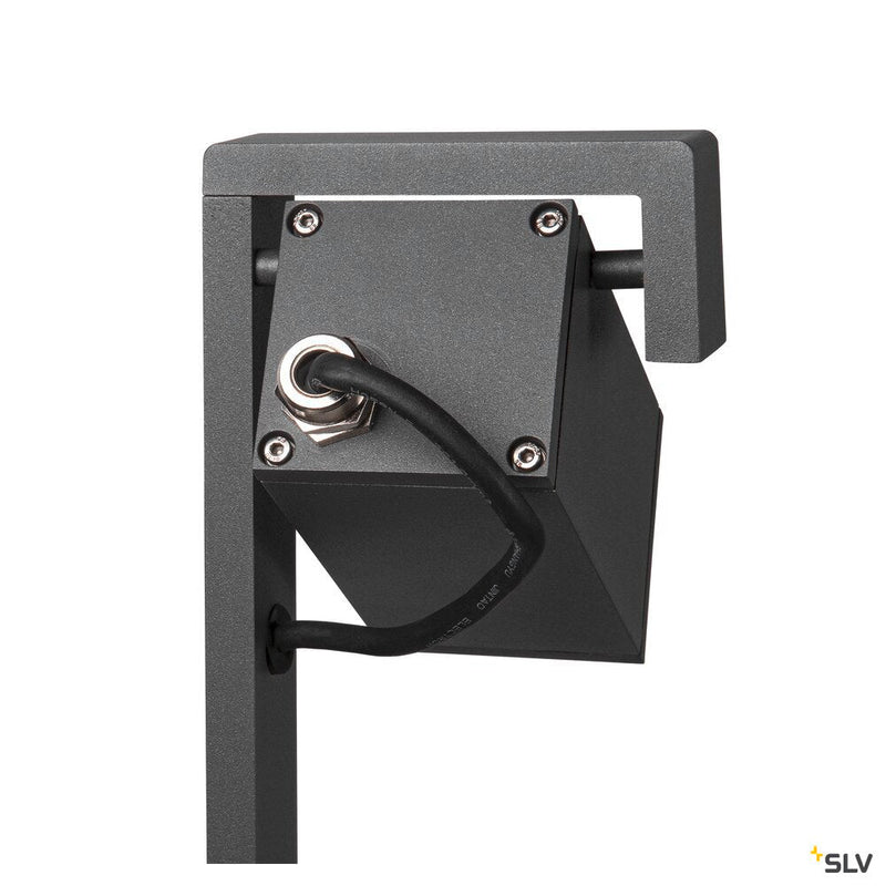 THEO BRACKET 70 FL, outdoor free-standing light QPAR51 anthracite