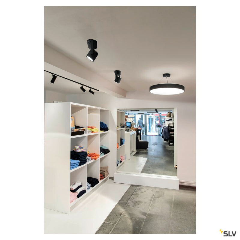 OCULUS CW, Indoor LED wall and ceiling mounted light black DIM-TO-WARM 2000-3000K