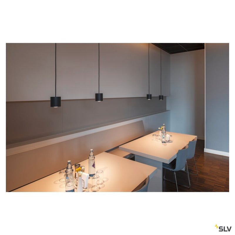 OCULUS PD, Indoor LED pendant light single black DIM-TO-WARM 2000-3000K