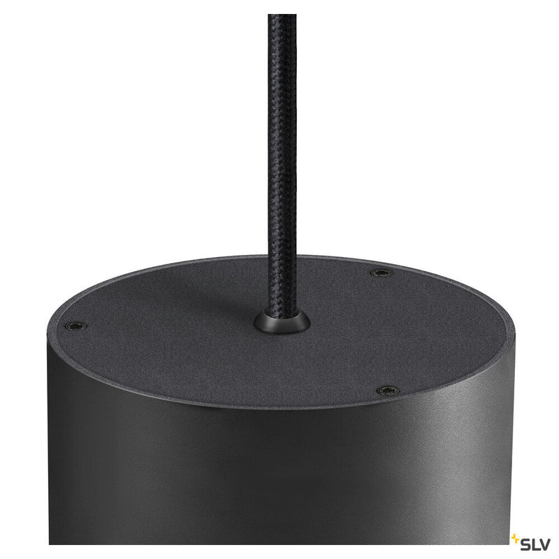 OCULUS PD, Indoor LED pendant light single black DIM-TO-WARM 2000-3000K