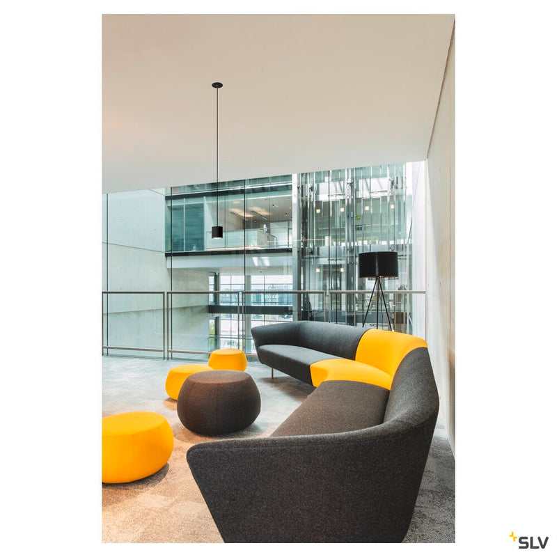 FENDA, floor stand, A60, black, without shade, max. 40W