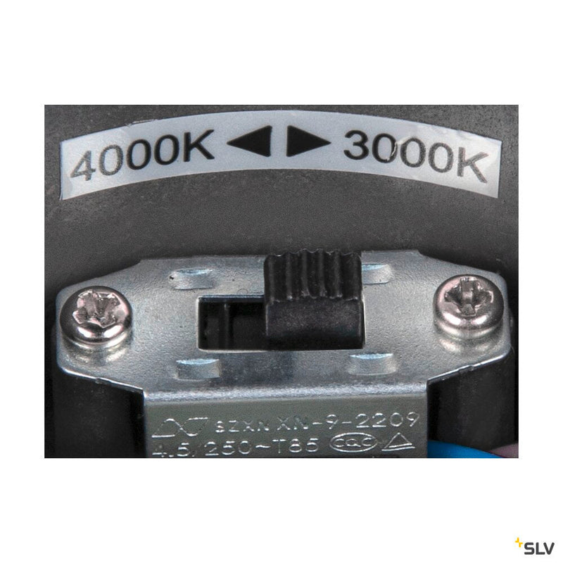 OVALISK CL, LED Outdoor ceiling-mounted ceiling light anthracite CCT switch 3000/4000K