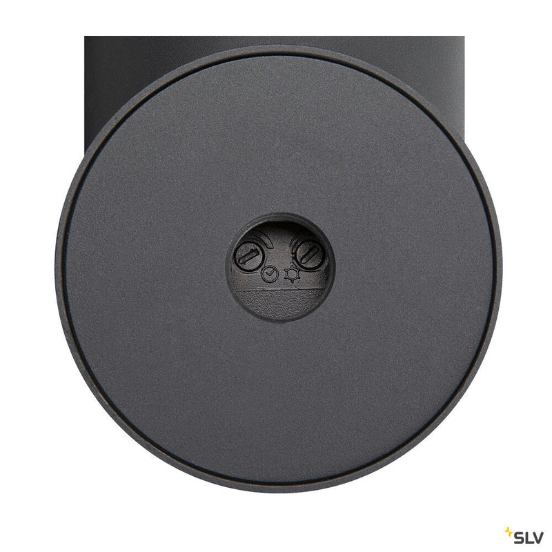 OVALISK WL Sensor, Outdoor LED ceiling-mounted light anthracite CCT switch 3000/4000K