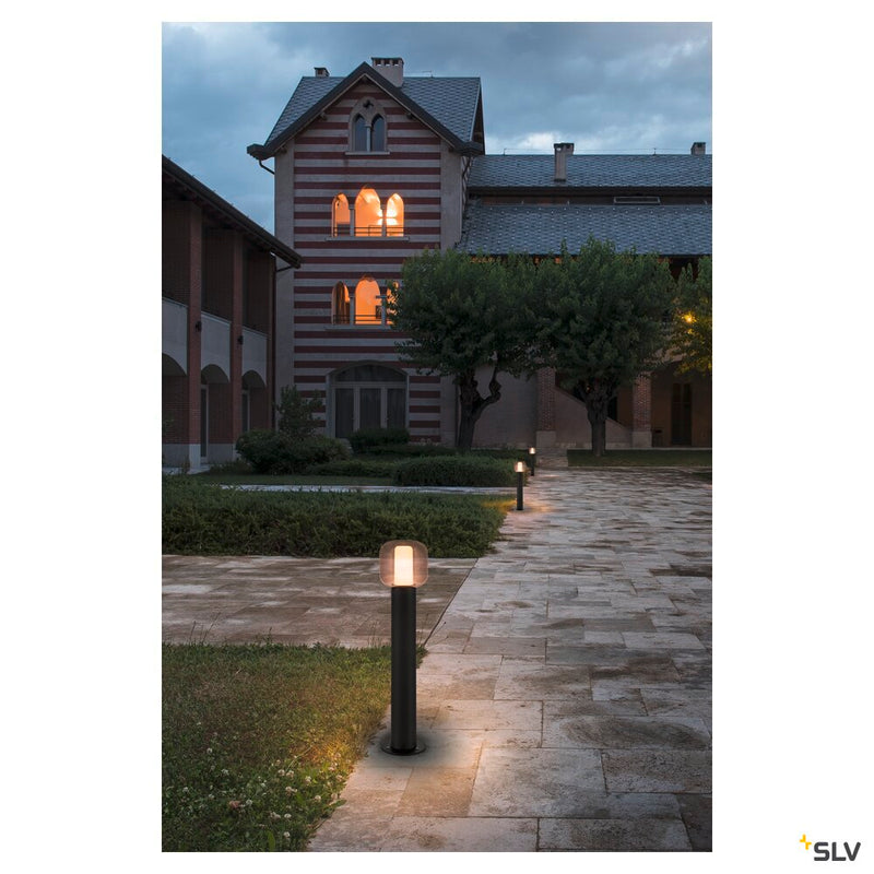 OVALISK 75 FL, Outdoor LED free-standing light anthracite CCT switch 3000/4000K