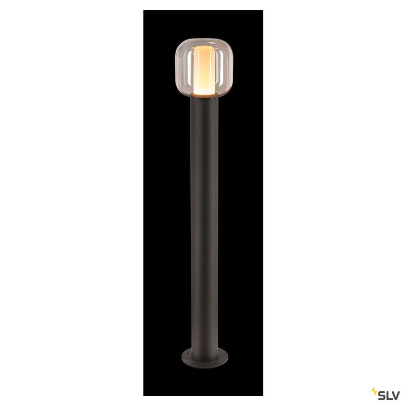 OVALISK 100 FL, Outdoor LED free-standing light anthracite CCT switch 3000/4000K