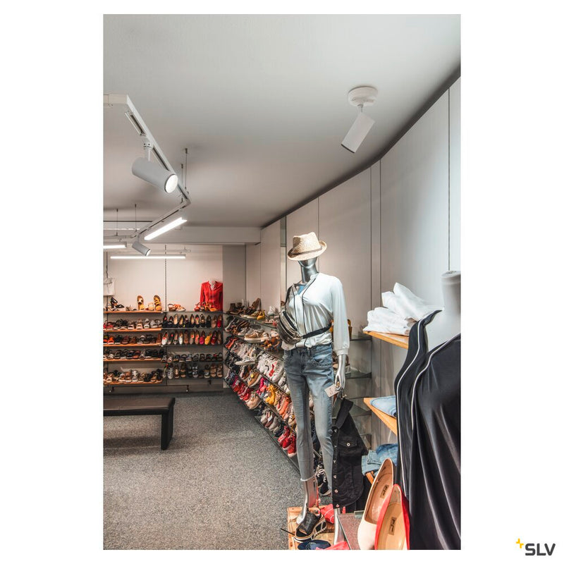 3~ NUMINOS DALI M, 3 phase system light white/black 3000K 24°