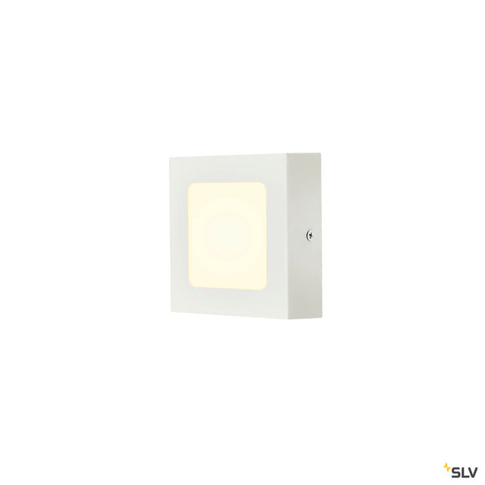 SENSER 12 CW, Indoor LED wall and ceiling-mounted light square white 4000K