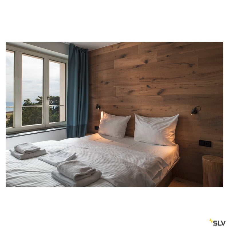 KARPO MAGN WL, Indoor LED wall-mounted light black 3000K