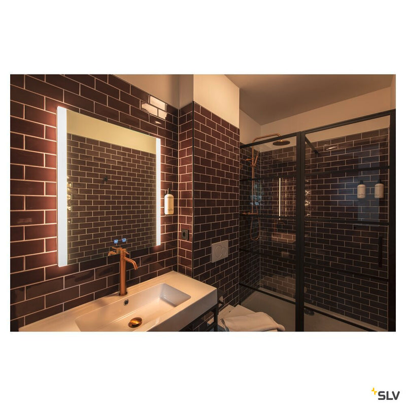 TRUKKO square, wall-mounted light, milky, 24W 3000/4000/6500K