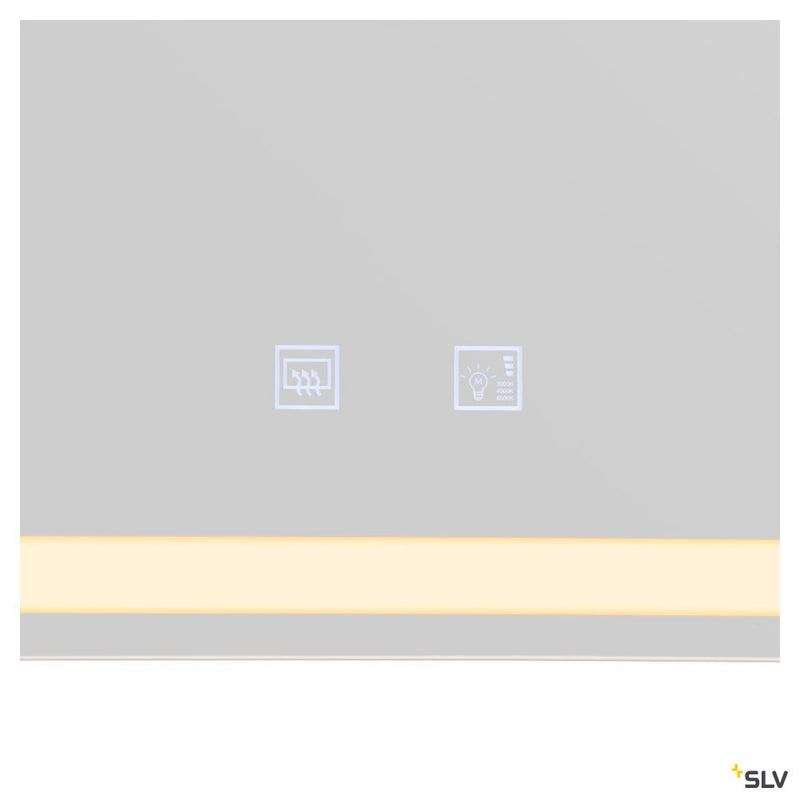 TRUKKO WL, Indoor LED wall-mounted light square defog aluminium