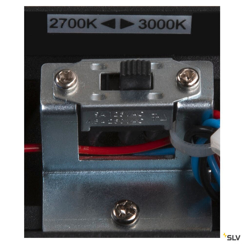 DIRETO 60 WL, Indoor LED wall-mounted light black CCT switch 2700/3000K