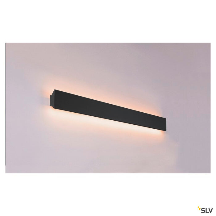 DIRETO 90 WL, Indoor LED wall-mounted light black CCT switch 2700/3000K