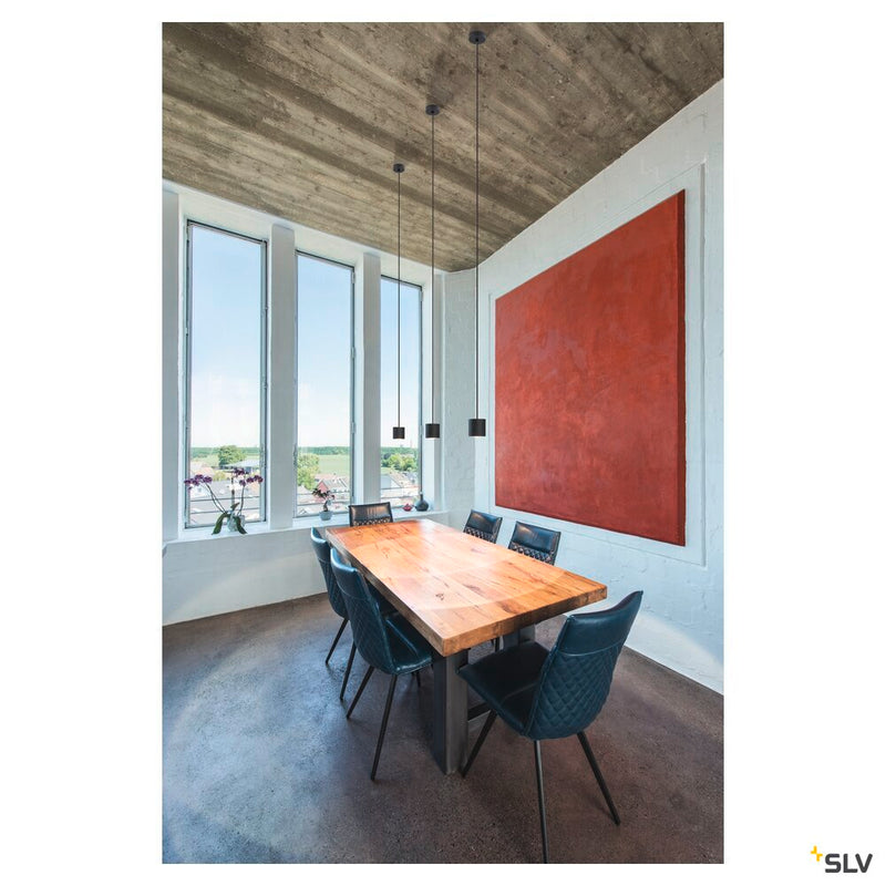 OCULUS PD, Indoor LED pendant light single black DIM-TO-WARM 2000-3000K