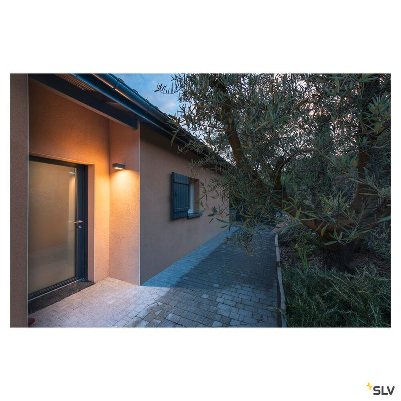 ESKINA FRAM WL, Outdoor LED wall-mounted light anthracite CCT switch 3000/4000K