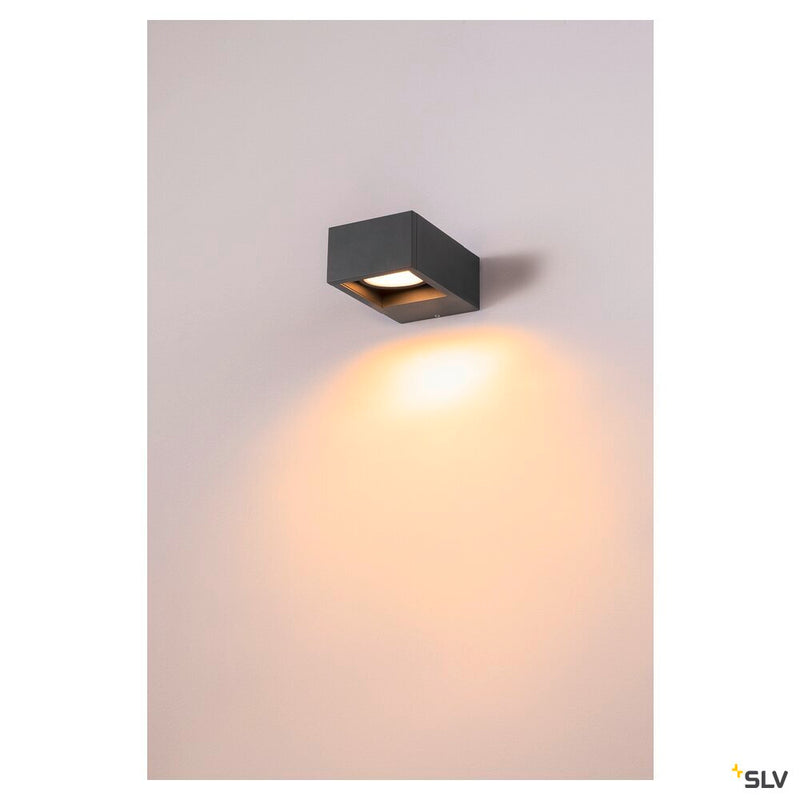 ESKINA FRAM WL, Outdoor LED wall-mounted light anthracite CCT switch 3000/4000K