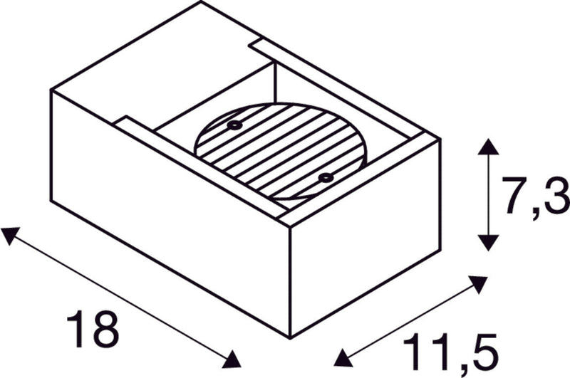 ESKINA FRAM WL, Outdoor LED wall-mounted light anthracite CCT switch 3000/4000K
