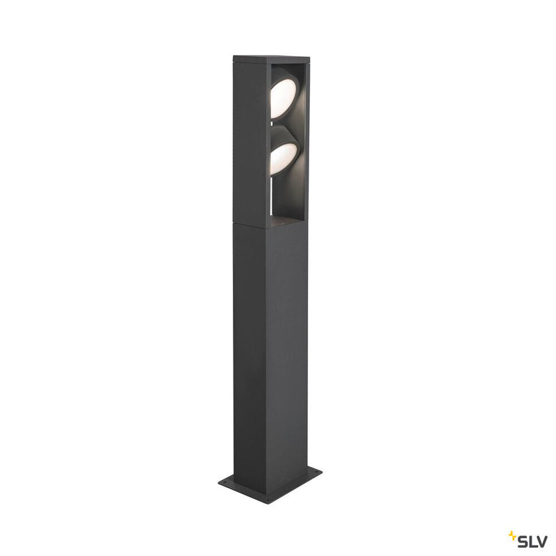 ESKINA FRAME 75 FL, Outdoor LED free-standing light double anthracite CCT switch 3000/4000K