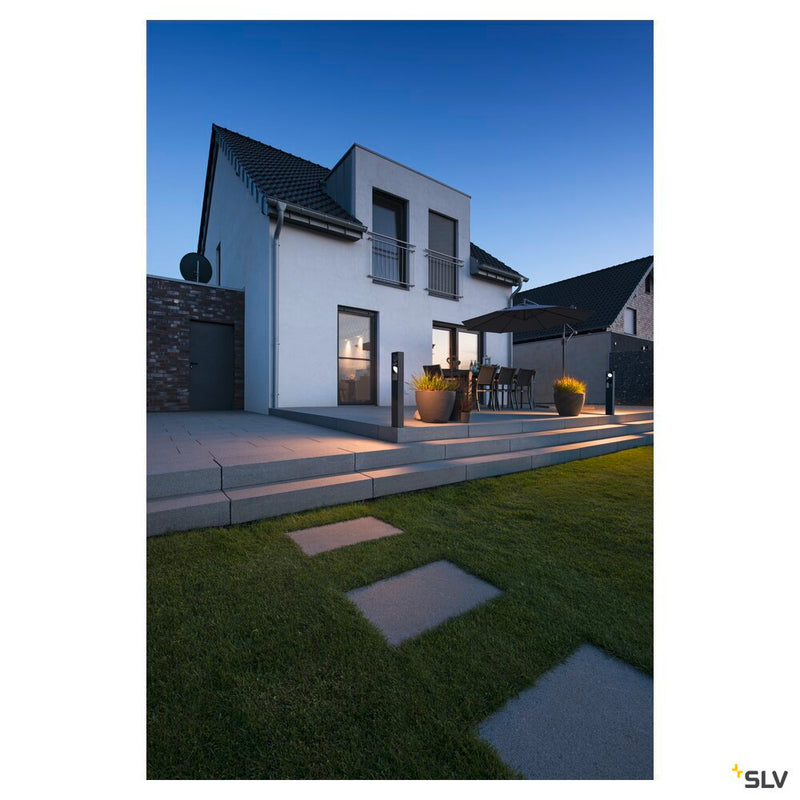 ESKINA FRAME 75 FL, Outdoor LED free-standing light double anthracite CCT switch 3000/4000K