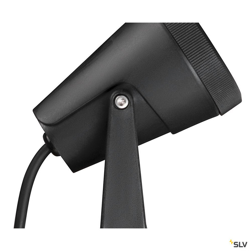 SAMRINA SP single QPAR51, outdoor ground spike light black