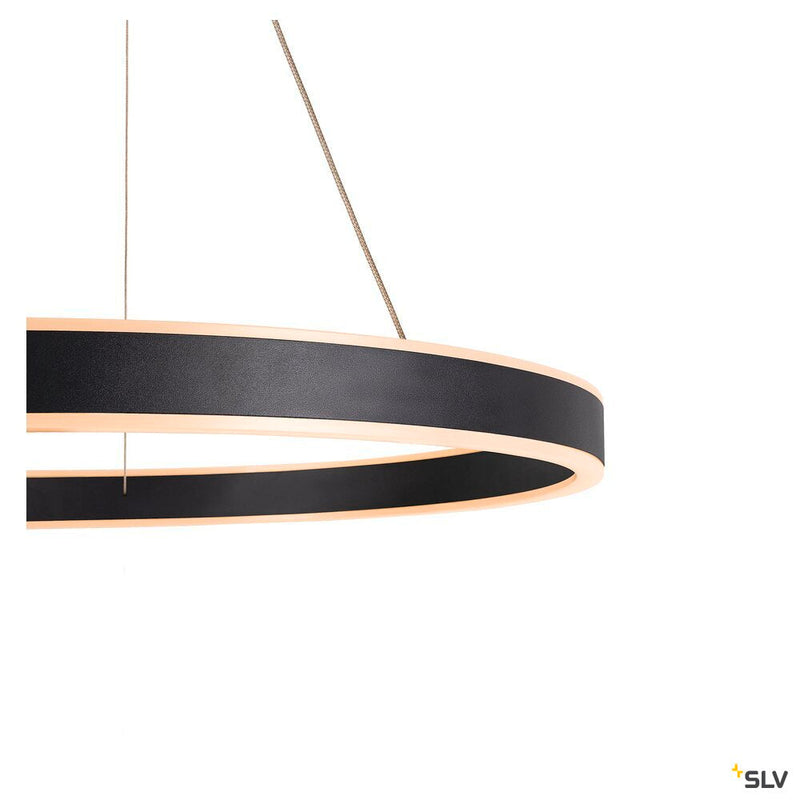 ONE 60 PD DALI UP/DOWN, Indoor LED pendant light black CCT switch 3000/4000K