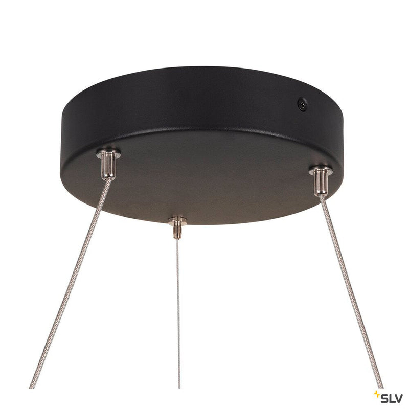 ONE 60 PD DALI UP/DOWN, Indoor LED pendant light black CCT switch 3000/4000K