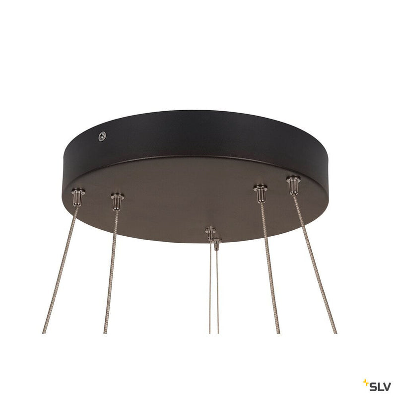 ONE DOUBLE PD PHASE UP/DOWN, Indoor LED pendant light black CCT switch 2700/3000K