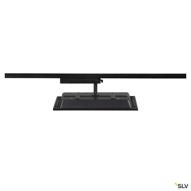 PANEL TRACK square 150x300mm, 1-phase spot, black, 18W 3000K