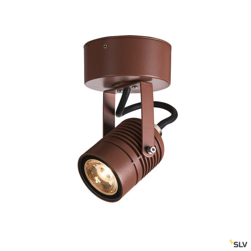 LED SPOT SP, Outdoor LED wall-mounted light rust 3000K
