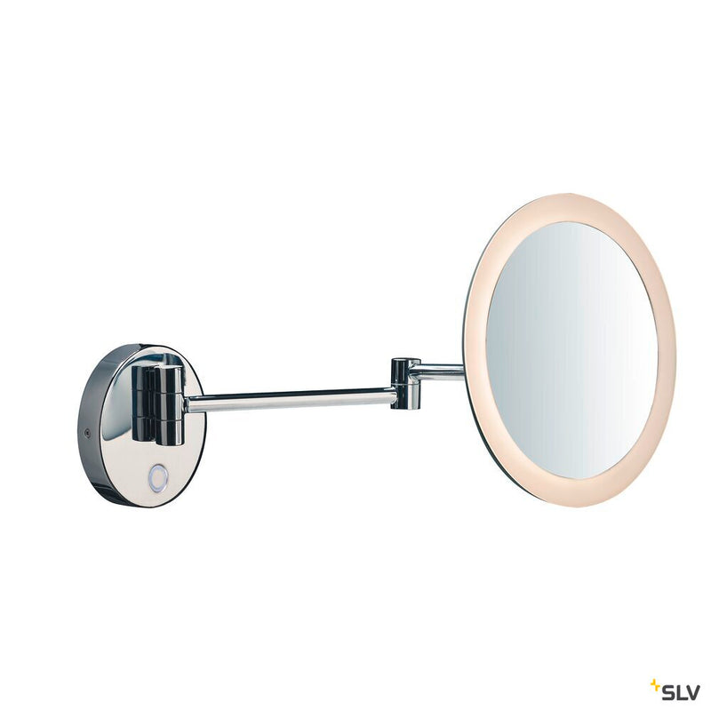 MAGANDA WL, Indoor LED wall-mounted light chrome CCT switch 2700/3000/4000K