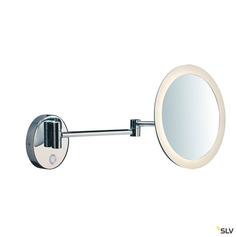 MAGANDA WL, Indoor LED wall-mounted light chrome CCT switch 2700/3000/4000K