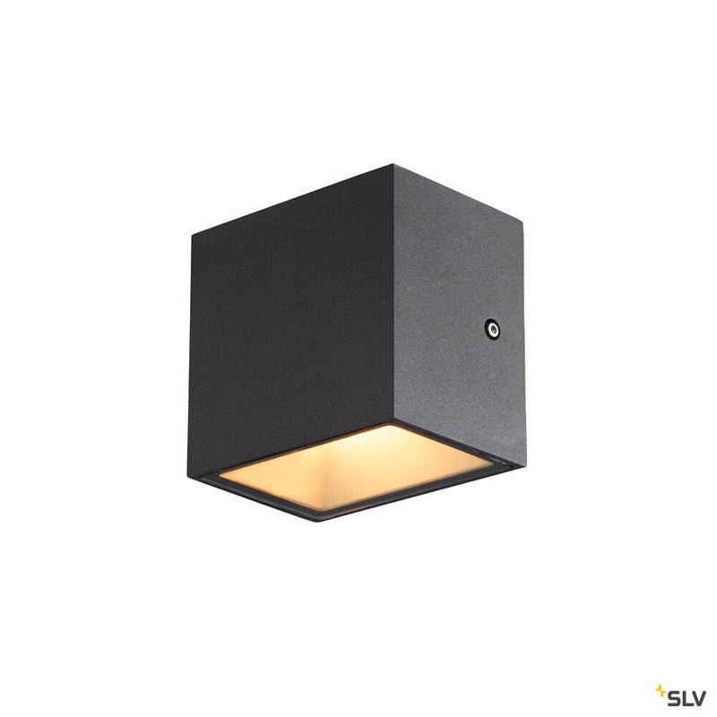 SITRA S WL SINGLE, LED outdoor wall-mounted light, anthracite, CCT switch 3000/4000K