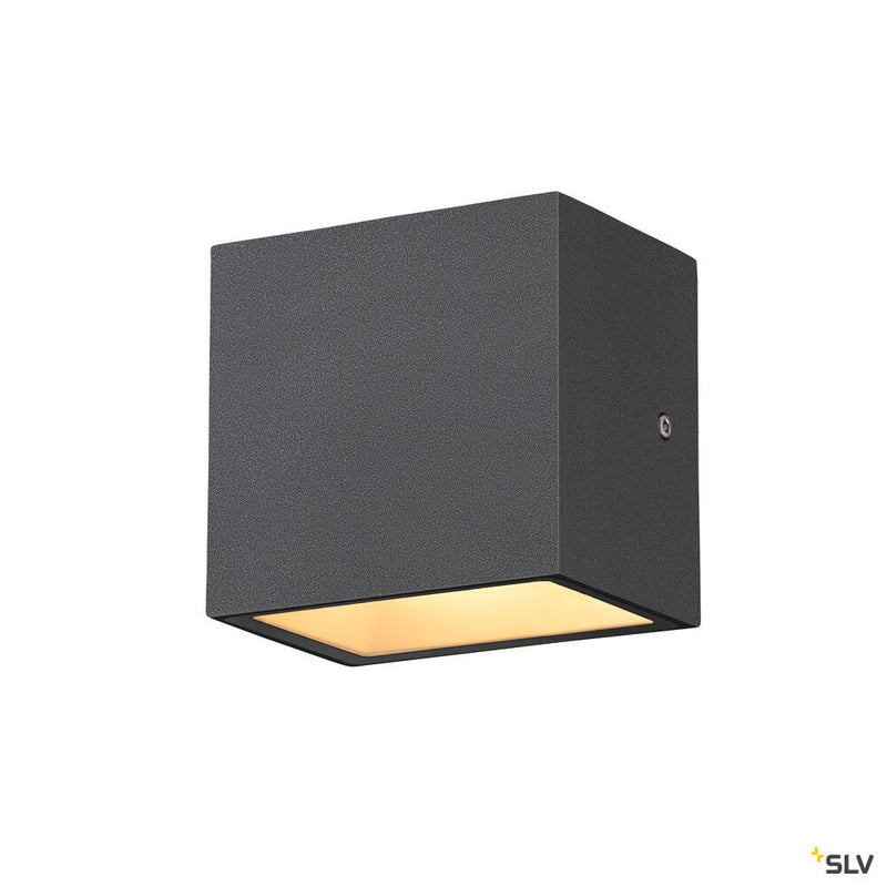 SITRA S WL SINGLE, LED outdoor wall-mounted light, anthracite, CCT switch 3000/4000K